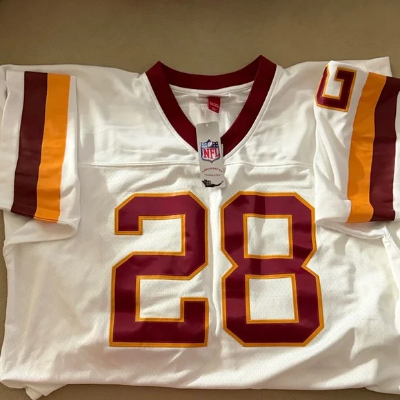 Mitchell & Ness White and Maroon Jersey